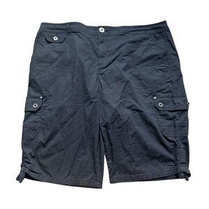Womens Style & Co Black High Rise Cargo Shorts - Sz 14